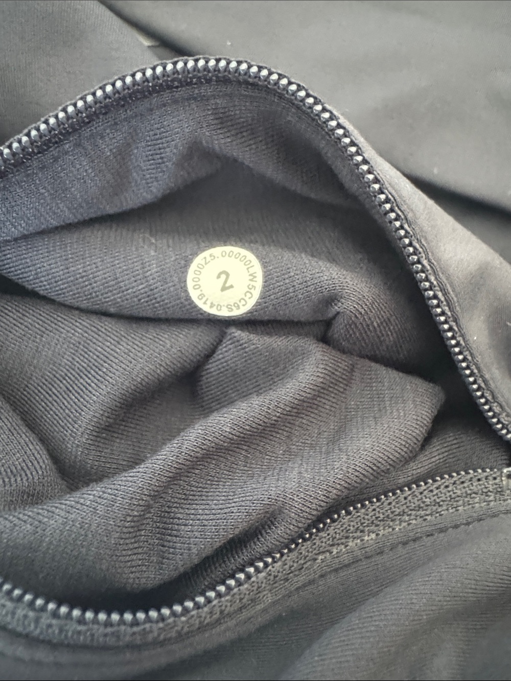 Lululemon Navy Fleece Lined Leggings - Picture 4 of 4
